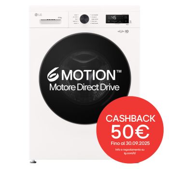 Foto frontale della lavasciuga LG W4NX1095NWB